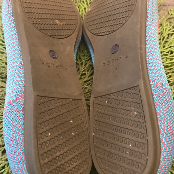 Rothy’s Rare Bluebell Triple Stitch Loafer Size 10 - Picture 5 of 5